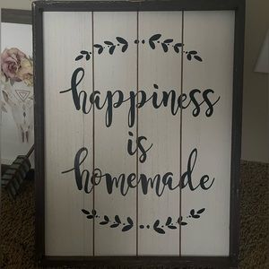 “Happiness is Homemade” Wall Decor